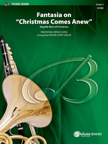 cover Fantasia on Christmas Comes Anew ALFRED