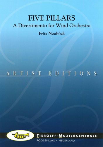 cover FIVE PILLARS - A Divertimento for Wind Orchestra Tierolff