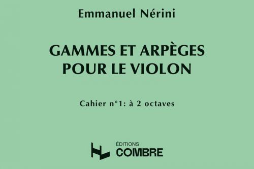 cover Gammes et arpges Vol.1 ( 2 octaves) Combre
