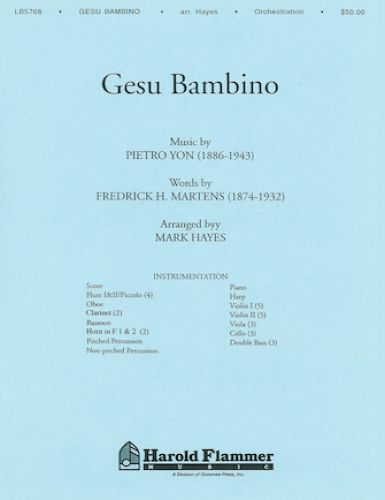 cover Gesu Bambino Shawnee Press