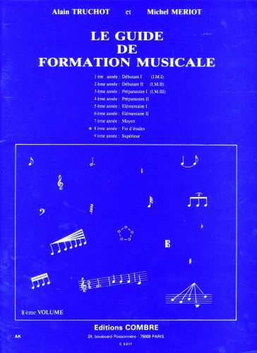 cover Guide de formation musicale Vol.8 - fin d'tudes Combre