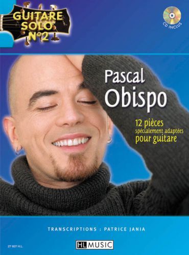 cover Guitare solo n°2 : Pascal Obispo Editions Henry Lemoine