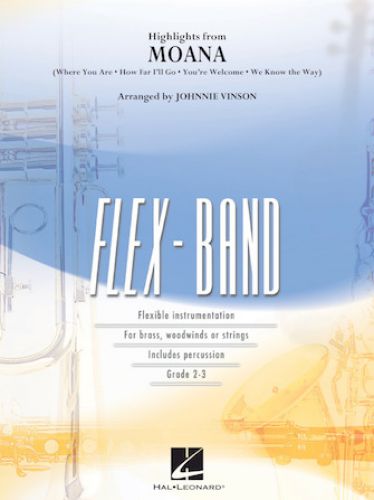 cover Highlights from Moana Hal Leonard