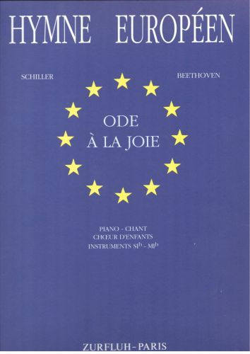 Score Hymne Europeen Ode A La Joie For Song And Choir Song And Piano Robert Martin