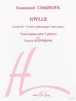 cover Idylle Editions Henry Lemoine