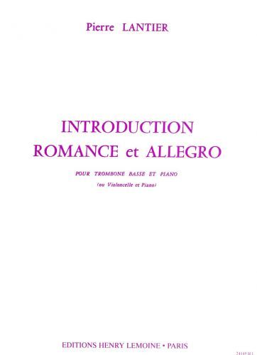 cover Introduction, romance et allegro Editions Henry Lemoine