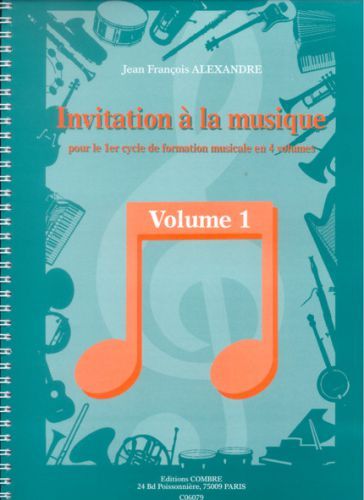 cover Invitation  la musique Vol.1 Combre