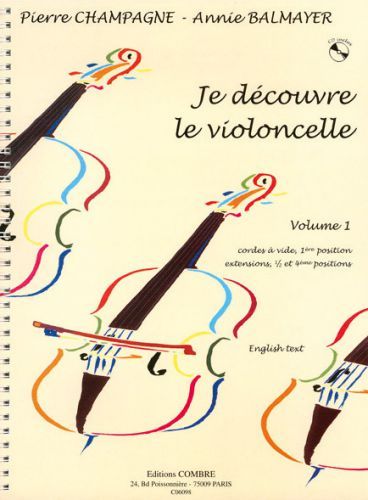 cover Je dcouvre le violoncelle Vol.1 Combre
