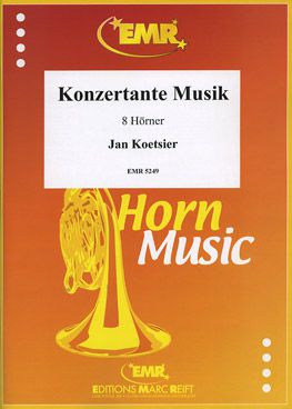 cover Konzertante Musik Op. 78 Marc Reift