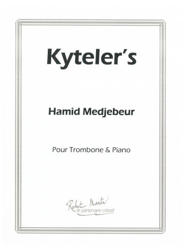 cover KYTELER'S Editions Robert Martin