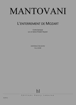 cover L'Enterrement de Mozart Editions Henry Lemoine