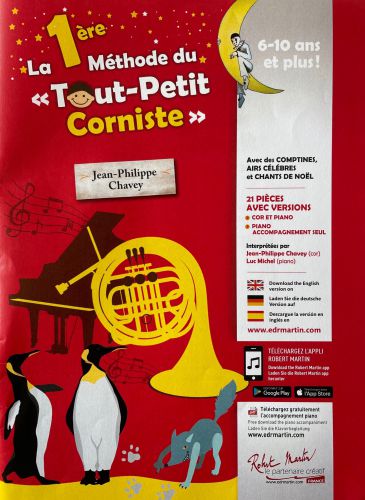 cover LA 1ERE METHODE DU TOUT PETIT CORNISTE Editions Robert Martin