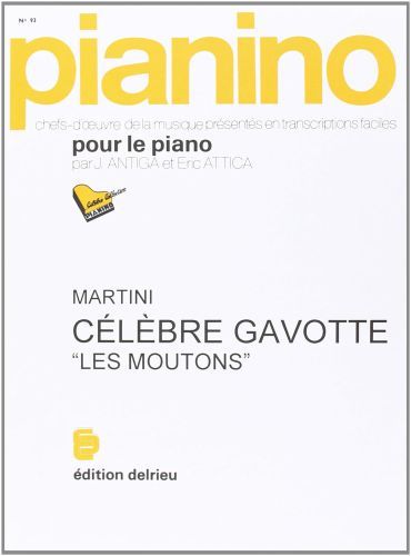 cover La gavotte des moutons - Pianino 93 Delrieu