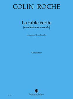 cover La Table crite (souvient  mon coude) Jobert