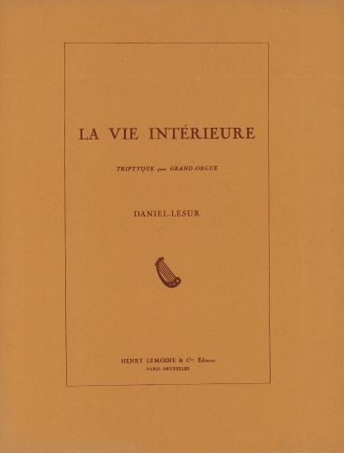 cover La vie intrieure Editions Henry Lemoine