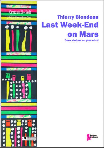 cover Last Week End on Mars  Deux violons et cd Dhalmann