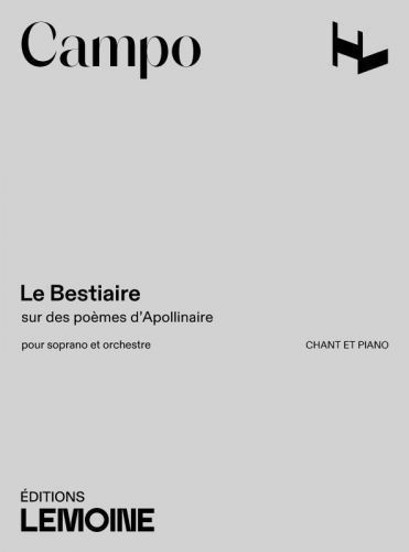 cover Le Bestiaire Editions Henry Lemoine