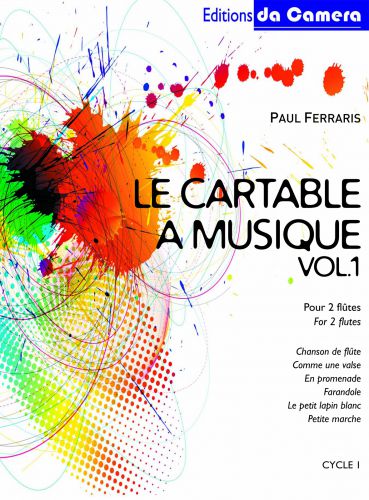 cover Le cartable  musique - duos de flutes  vol.1 DA CAMERA