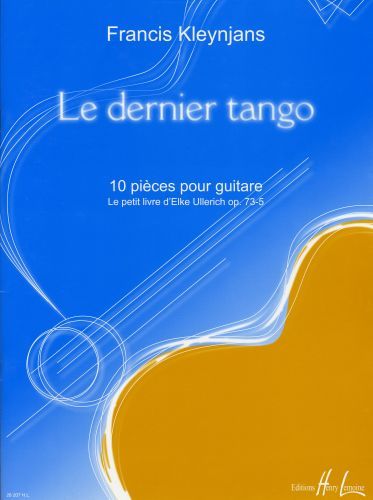 cover Le dernier tango Op.73-5 Editions Henry Lemoine