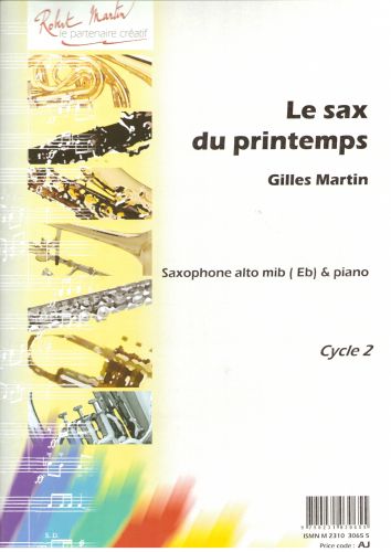 cover Sax du Printemps (le), Alto Editions Robert Martin