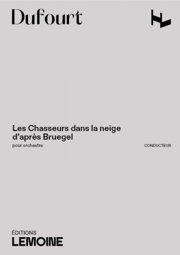 cover Les Chasseurs dans la neige d'aprs Bruegel Editions Henry Lemoine