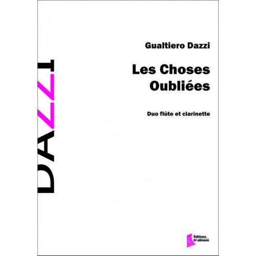 cover LES CHOSES OUBLIEES Dhalmann