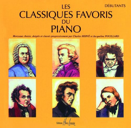 cover Les classiques favoris Vol.dbutants CD seul Editions Henry Lemoine