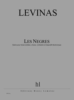 cover Les Ngres - Opra en 3 actes Editions Henry Lemoine
