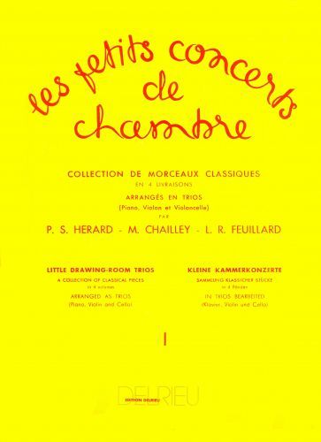 cover Les petits concerts de chambre Vol.1 Delrieu