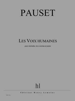 cover Les Voix humaines Editions Henry Lemoine