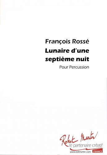 cover LUNAIRE D UNE 7EME NUIT Editions Robert Martin