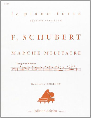 cover Marche militaire - Piano version originale Delrieu