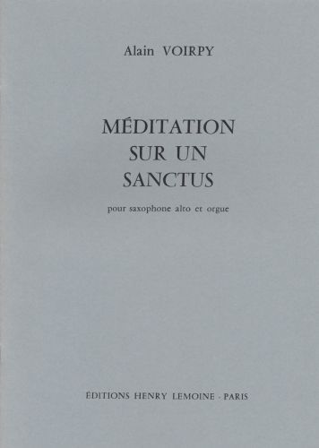 cover M�ditation sur un Sanctus Editions Henry Lemoine