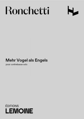 cover Mehr Vogel als Engels Editions Henry Lemoine