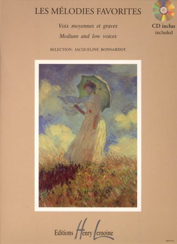 cover M�lodies favorites Editions Henry Lemoine