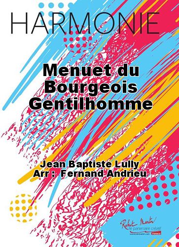 cover Menuet du Bourgeois Gentilhomme Robert Martin