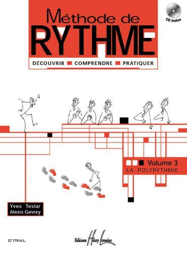 cover Mthode de rythme Vol.3 Editions Henry Lemoine