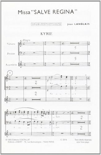 cover Missa Salve Regina Jobert