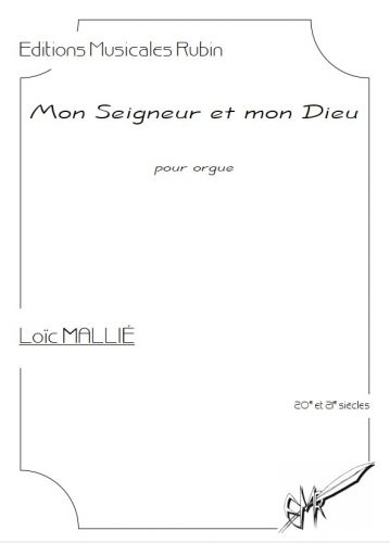 cover Mon Seigneur et mon Dieu pour orgue Editions Robert Martin