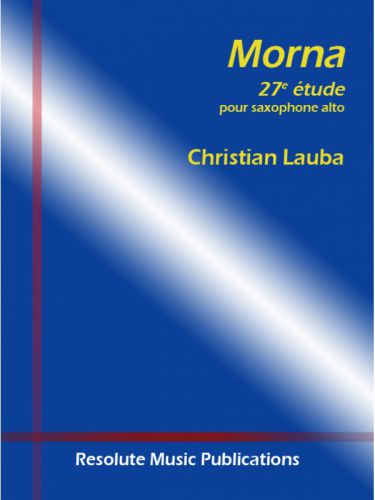 cover MORNA (ETUDE 27) Resolute Music Publication