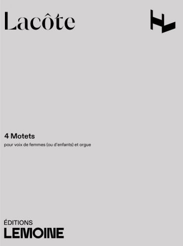cover Motets (4) Editions Henry Lemoine