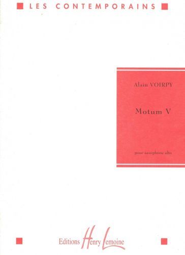 cover Motum V Editions Henry Lemoine