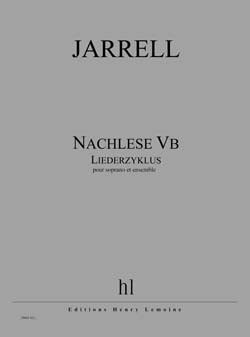cover Nachlese Vb (Liederzyklus) Editions Henry Lemoine