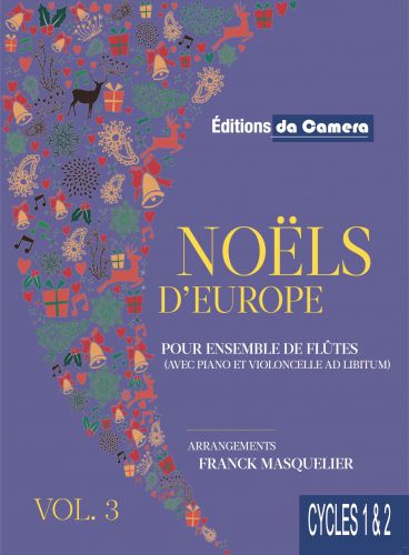 cover NOELS D'EUROPE VOL 3 DA CAMERA
