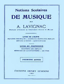 cover Notions scolaires n1 - prof. Editions Henry Lemoine