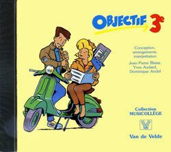 cover Objectif 3e CD seul Van de Velde