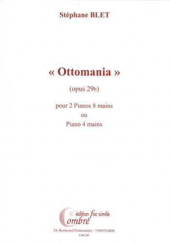 cover Ottomania Op.29b fac-simile Combre