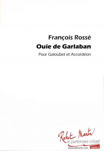 cover OUIE DE GARLABAN Editions Robert Martin