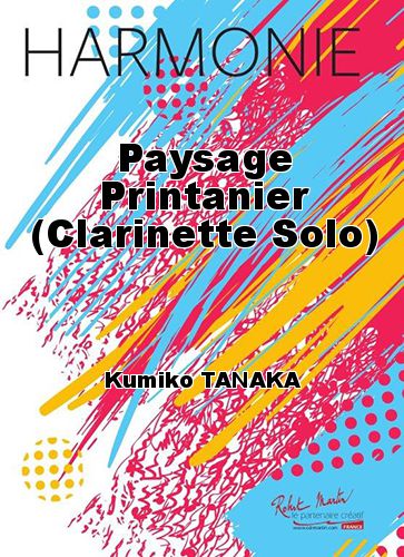 cover Paysage Printanier (Clarinette Solo) Robert Martin
