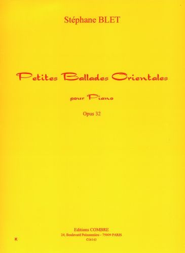 cover Petites ballades orientales Op.32 Combre